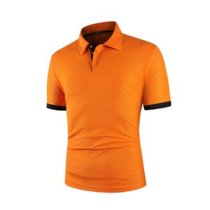 Playera polo naranja
